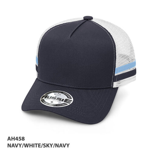 KIDS A-Frame Striped Trucker Cap - Image 4