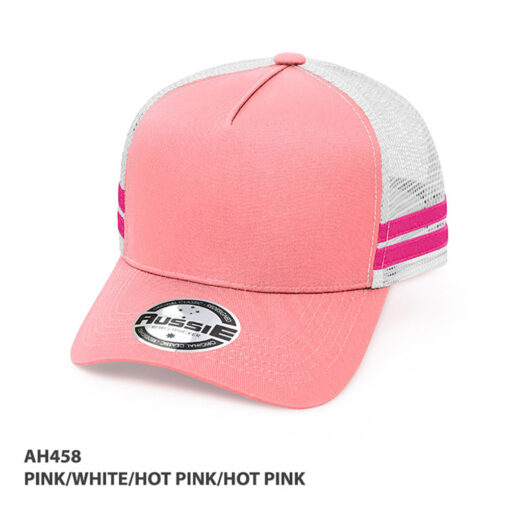 KIDS A-Frame Striped Trucker Cap - Image 3