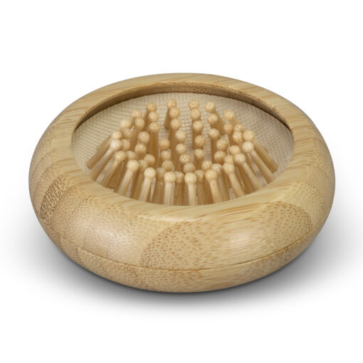 NATURA Bamboo Brush and Mirror - Image 4