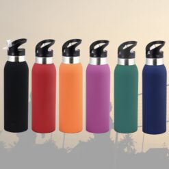 Thermo Drink Bottle -Rubber Paint Finish-Bpa Free