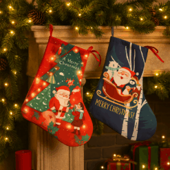 Santa Sock Gift Tote