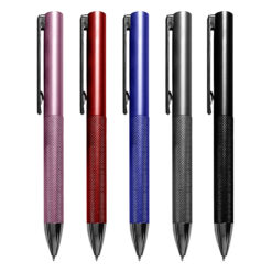Twist action metal ball pen