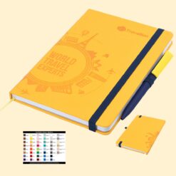 Made to order debossed logo A5 notebooks supplier Publicity Promotional Products J74