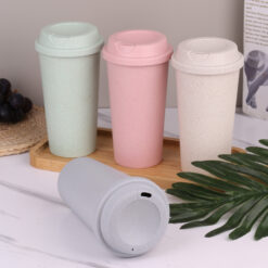 550ml bamboo fibr travel cup Cream | Pink | Green | Grey